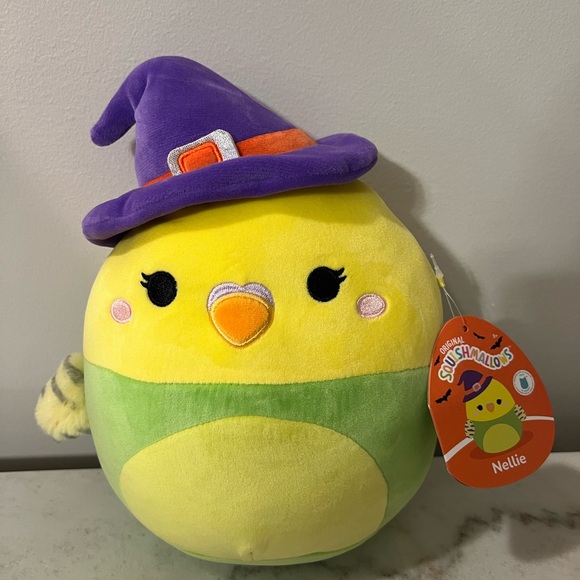 Squishmallows Other - Squishmallow Nellie the Parakeet Halloween FTM